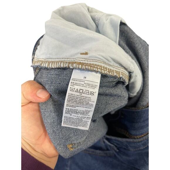 Old Navy Midrise Wow Boyfriend Jeans Medium Wash Plus Size Womens 28 New - Picture 5 of 8